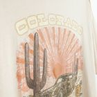 Cool Club, Tricou pentru fete, oversize, bej