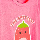 Cool Club, Tricou pentru fete, roz, imprimeu Squishmallows