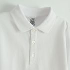 Cool Club, Tricou polo cu maneca lunga pentru baieti, alb