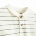 Cool Club, Tricou polo cu maneca lunga pentru baieti, ecru