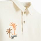 Cool Club, Tricou polo cu maneca scurta pentru baieti, bej