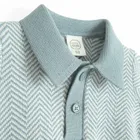 Cool Club, Tricou polo cu maneca scurta pentru baieti, din tricot, albastru