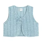 Cool Club, Vesta denim pentru fete, albastru