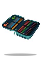 CoolPack, Jumper 2, penar dublu cu rechizite scolare, Gradient Blue Lagoon