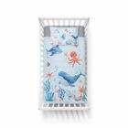 Detexpol, Ocean, set lenjerie de pat single, din bumbac, 90-120 cm