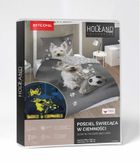 Detexpol, set lenjerie de pat single, fluo, pentru tineri, 140-200 cm