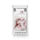 Detexpol, Unicorn, set lenjerie de pat single, din bumbac, 100-135 cm
