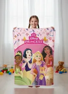 Disney Princess, patura polar, roz, 100-140 cm