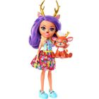 Enchantimals, Danessa Deer si figurina, papusa cu accesorii
