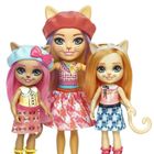 Enchantimals, Familia Callista Cat, set de papusi si animalute
