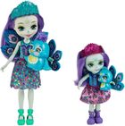 Enchantimals, Patter si Piera Peacock, 2 papusi si figurine