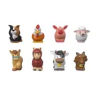 Fisher-Price, Little People, Animale de ferma, set cu 8 figurine
