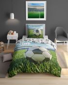 Football, set lenjerie de pat single, 140-200 cm