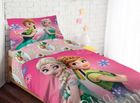 Frozen, set lenjerie de pat single, 140-200 cm