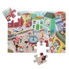 Funny Games, Traffic, set 4 in 1, puzzle + memory + domino + cartonase, 124 elemente