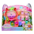 Gabby's Dollhouse, Kitty Fairy's Flutter-riffi Playset, set de joaca cu figurine si inel, 12 elemente