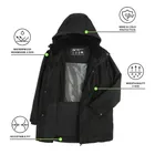 Geaca de tranzitie impermeabila cu gluga si croiala oversize unisex NOWEAR