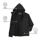 Geaca softshell impermeabila cu gluga NOWEAR