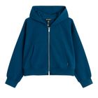 Hanorac cu fermoar si croiala crop NOWEAR