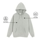 Hanorac oversize gri unisex NOWEAR