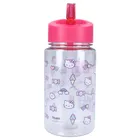 Hello Kitty, Drink Up, sticla da apa cu pai, roz, 450 ml