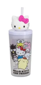 Hello Kitty, sticla de baut cu sclipici, 350 ml