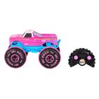 Hot Wheels, Monster Trucks RC Barbie, masina cu telecomanda, scara 1:24