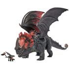 How To Train Your Dragon, Red Death Chomping Rampage, figurina de dragon