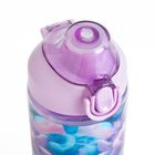 Kayokki, sticla, Nori albastri-roz, 500 ml