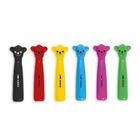 Kidea, markere jumbo, set cu figurina, ursuleti, 6 culori