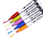 Kidea, markere pentru incaltaminte si materiale textile, 10 culori