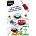 Kidea, stampile, vehicule de urgenta, 3 buc.