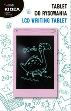 Kidea, tableta de desen, LCD 8", roz