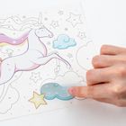 Kidea, Unicorn, autocolant cu numere