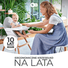 Kinderkraft, Fini, scaun inalt pentru hranire copii 2in1, negru
