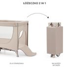 Kinderkraft, Joy 2, patut de volaj, Beige
