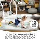 Kinderkraft, Luno Shapes, covoras din spuma puzzle 3D, menta verde