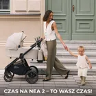 Kinderkraft, Nea 2, carucior multifunctional 2w1, Soft Beige