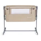 Kinderkraft, Side2Bed, patut suplimentar 3 in 1, Beige Melange
