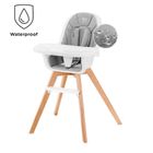 Kinderkraft, Tixi, scaun de masa 2in1, gri