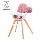 Kinderkraft, Tixi, scaun de masa 2in1, roz