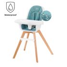 Kinderkraft, Tixi, scaun de masa 2in1, turcoaz