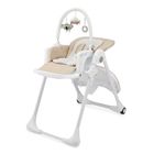 Kinderkraft, Tummie, scaun de masa pliabil 2 in 1, Beige