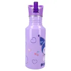 Kuromi, Keep It Cool, sticla da apa cu pai, violet, 500 ml