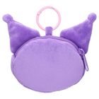 Kuromi, Plushie Pals, Plushie Pals, breloc de plus cu buzunar, violet