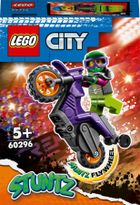 LEGO City, Motocicleta de cascadorie pentru wheelie, 60296