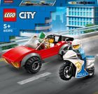 LEGO City, Politist pe motocicleta in urmarirea unei masini, 60392