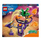 LEGO City, Stuntz, Provocarea de cascadorii pe rampa cu saritura prin cos, 60359