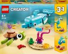 LEGO Creator, 3in1 Delfin si broasca testoasa, 31128