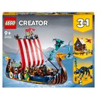 LEGO Creator, Corabia vikinga si sarpele din Midgard, 31132